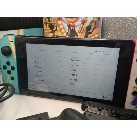 Nintendo Switch Console Lot Case Console Game Orig Packaging Box Pikachu Custom - Picture 2 of 16